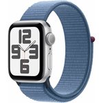 Смарт-часы Apple Watch SE 2023 A2722 40мм OLED корп.серебристый Sport Loop ...