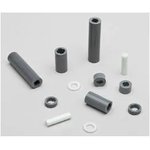 9911-1MM, Standoffs & Spacers Screw Spacer .1mm Nylon White