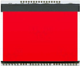 EA LED78X64-R, Подсветка, EADOGXL160, LED, 78x64x3,8мм, красный