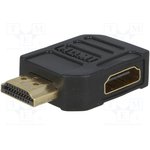 51725, Адаптер, HDMI гнездо 270°, вилка HDMI