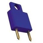 1460L, Circuit Board Hardware - PCB INSULATED SHORTING PIN BLUE