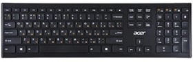 Фото 1/10 Клавиатура Acer OKR010, USB, Радиоканал, черный [zl.kbdee.003]
