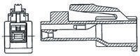 Фото 1/3 176299-1, Power Connector Socket, 12A, 600 V ac