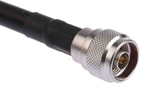 Фото 1/2 R284C0351044, Male N Type to Male N Type Coaxial Cable, 5m, RG214 Coaxial, Terminated
