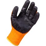 Утепленные акриловые перчатки с обливом 30069