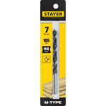 2942-105-07_z02, STAYER "M-type" 7,0x105/75mm, twist drill for wood ...