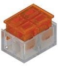 8374, Terminals 14-12 AWG ORANGE 20A 2 WIRES