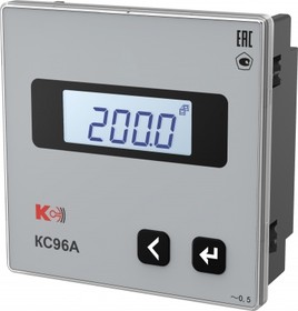 КС96А-К11-5А/5А Амперметр цифровой одноканальный переменного тока, габаритный размер 96х96 мм
