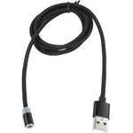 Кабель магнитный для зарядки 3 в 1 USB 2.0-Micro USB/Type-C/Ligtning, 1 м ...