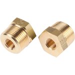 0163 27 13, Brass Pipe Fitting, Straight Threaded Reducer ...