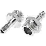 0931 07 13, LF3000 Series Straight Threaded Adaptor, G 1/4 Male to Push In 7 mm ...