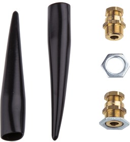 KM409-71, KM409 Series Brass Cable Gland Kit, M20 Thread, 3.5mm Min, 8.5mm Max, IP66