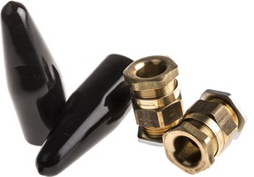 KM409-53, KM409 Series Brass Cable Gland Kit, M20 Thread, 11mm Min, 13.5mm Max, IP66