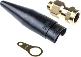 Фото 1/3 PVC20CW, CW20 Series Steel Cable Gland Kit, M20 Thread, 11.7mm Min, 20.8mm Max, IP66