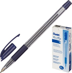 Фото 1/3 Ручка шариковая неавтомат. PENTEL Bolly BK425-C резин.манжет,син0,5мм