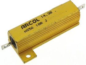 Фото 1/3 HS50 18R J, Wirewound Resistors - Chassis Mount 50W 18 OHMS 5%