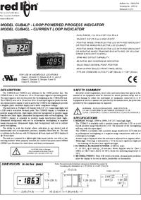 CUB4LP00, Digital Panel Meters CUB4LP Loop Powered Process Meter with ...