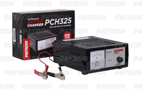 PCH325, Устройство зарядное для АКБ импульсное 12V, плавная регулировка тока - 0.8 - 18 А, 0.825 кг, амперме