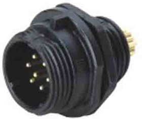 Фото 1/2 Circular Connector, 2 Contacts, Panel Mount, Miniature Connector, Plug, Male, IP68