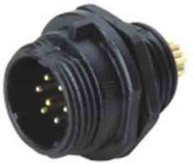 Фото 1/2 Circular Connector, 3 Contacts, Panel Mount, Miniature Connector, Plug, Male, IP68