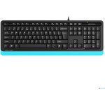 Клавиатура A4Tech Fstyler FKS10 черный/синий USB [1530196]