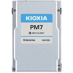 SSD накопитель KIOXIA Enterprise SSD 2,5"(SFF), PM7-R, 7680GB (7.68TB), SAS 24G (SAS-4, 22,5Gbit/s), R4200/W4100MB/s, IOPS(R4K) 720K/175K, M