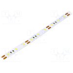 OPNW2835-6012S, Лента LED, белый нейтральный, 2835, 12В, LED/м: 60, 10мм, белая PCB