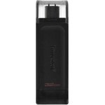 KINGSTON USB 3.0/3.2 Gen 1/Type-C 32GB DataTraveler 70 чёрный BL1 ...