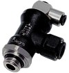 7881 13 13, 7881 Series Threaded Fitting, G 1/4 Female Inlet Port x G 1/4 Male Outlet Port