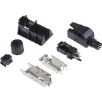 09451511100, Modular Connectors / Ethernet Connectors RJ45 DATA PLUG IP20 PLASTIC