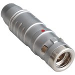 PPCFGG1K02CLAD, Circular Connector, 2 Contacts, Push-Pull, Plug, Male, IP66, Y Series