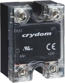 Фото 1/2 CL240A10RC, Solid State Relay - 90-250 VAC Control - 10 A Max Load - 24-280 VAC Operating - Instantaneous - Screws And Clamps ...