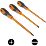 620-6, Phillips; Slotted Insulated Screwdriver Set, 6-Piece