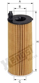 Фото 1/5 E362HD313, Фильтр масл.BMW X3 F25 2014