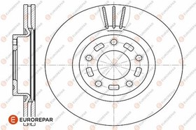 1642760180, Диск тормозной MAZDA 3 (BK) 2.0 03 , front