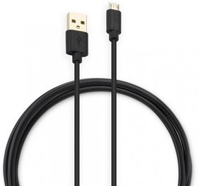 Фото 1/3 Кабель Buro Reversible, micro USB (m) - USB (m), 1м, 1A, черный [bhp microusb 1m]