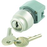 704.121.0, IP65 Key Switch 2-Way Straight-Key