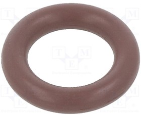 O-8X2.5-80-FPM-BR, Прокладка O-ring, FPM, Thk: 2,5мм, dвнутр: 8мм, коричневый, -20-200°C