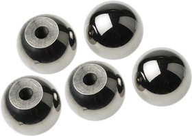 Фото 1/2 Silver Ball Clamping Knob, M6, Threaded Hole