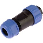 Circular Connector, 9 Contacts, Cable Mount, Plug, Male, IP68