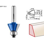 ЗУБР 22.2 x 13 мм, фреза кромочная калевочная (фасочная) №9 ...