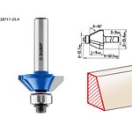 ЗУБР 25.4 x 8 мм, фреза кромочная калевочная (фасочная) №9, Профессионал (28711-25.4)