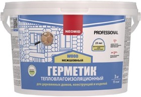 Фото 1/2 Герметик строительный Professional 3 кг. ведро ТИК Н -ГермPROFF-3/тик