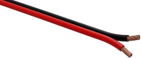 Фото 1/2 Акустический кабель ЭРА 2х2,5 мм2 красно-черный, 100м Б0048268