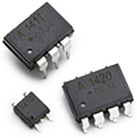 Фото 1/2 ASSR-4110-003E, ASSR-4110 Series Solid State Relay, 0.12 A Load, Surface Mount, 400 V Load, 0.8 V Control