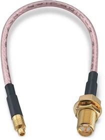 Фото 1/2 65530260515305, Female RP-SMA to Male MMCX Coaxial Cable, 152.4mm, RG316 Coaxial, Terminated