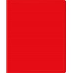 Папка на 2-х кольцах Бюрократ DeLuxe DL0740/2RED A4 пластик 0.7мм кор.32мм красный
