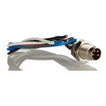 1200905078, Straight Male 4 way M8 to Unterminated Sensor Actuator Cable, 200mm