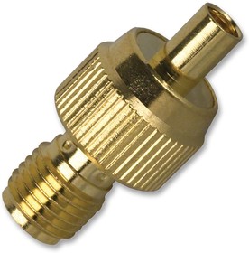 Фото 1/3 242143, РЧ/Коаксиальный адаптер, SMA, Гнездо, MMCX, Гнездо, Прямой Переходник, 50 Ом