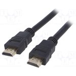 AK-HD-15A, Кабель, HDMI 1.4, вилка HDMI, с обеих сторон, 1,5м, черный